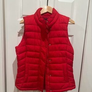 GAP Red Quilted Vest